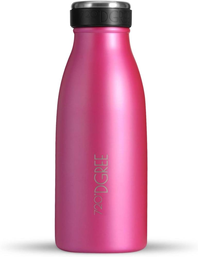 Trinkflasche Isolierflasche Edelstahl 350ml Doppelwandig 720°DGREE milkyBottle fuchsia pink Bild 1