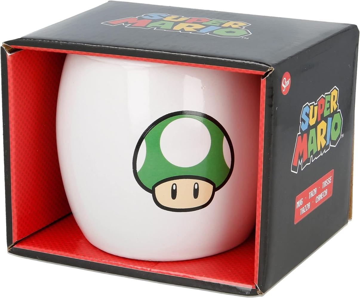 Tasse mit Box Super Mario 1-UP aus Keramik 360 ml Bild 1