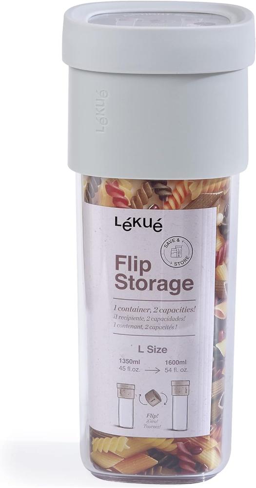 Lekue Flip Storage Lichtgrün Vorratsdose 1,6 l Bild 1
