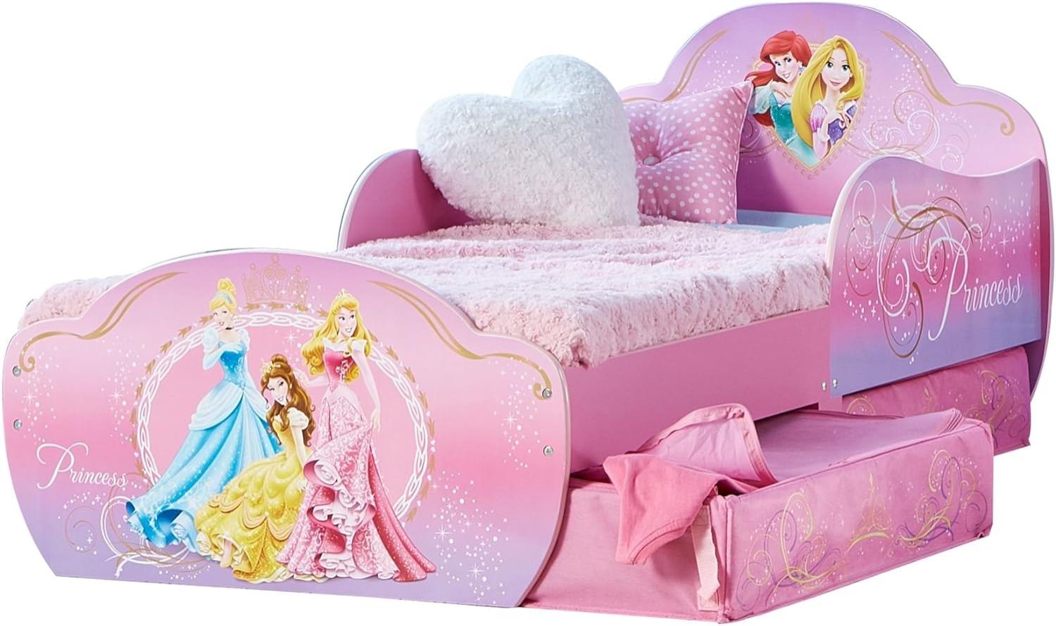 Worlds Apart 'Disney Princess' Kinderbett 70x140 cm, mit zwei Schubladen Bild 1