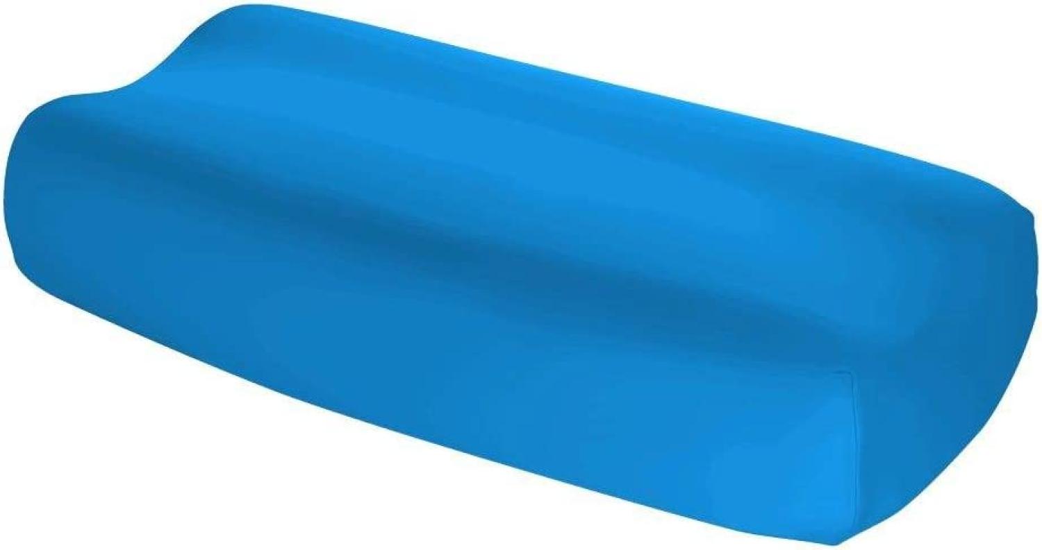 Fleuresse Vital-Comfort Jersey-Bezug für Nackenstützkissen meeresblau Bild 1