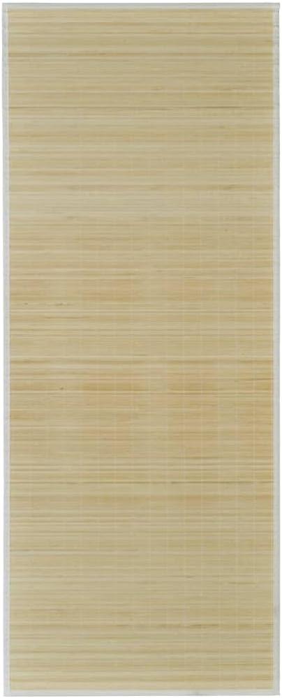 Teppich Bambus 100 x 160 cm Natur Bild 1