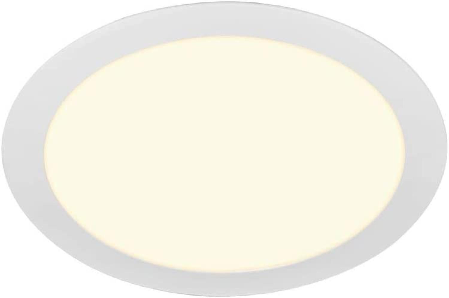 SLV Leuchte 1003010 SENSER 24 Indoor LED Deckeneinbauleuchte rund weiß Bild 1