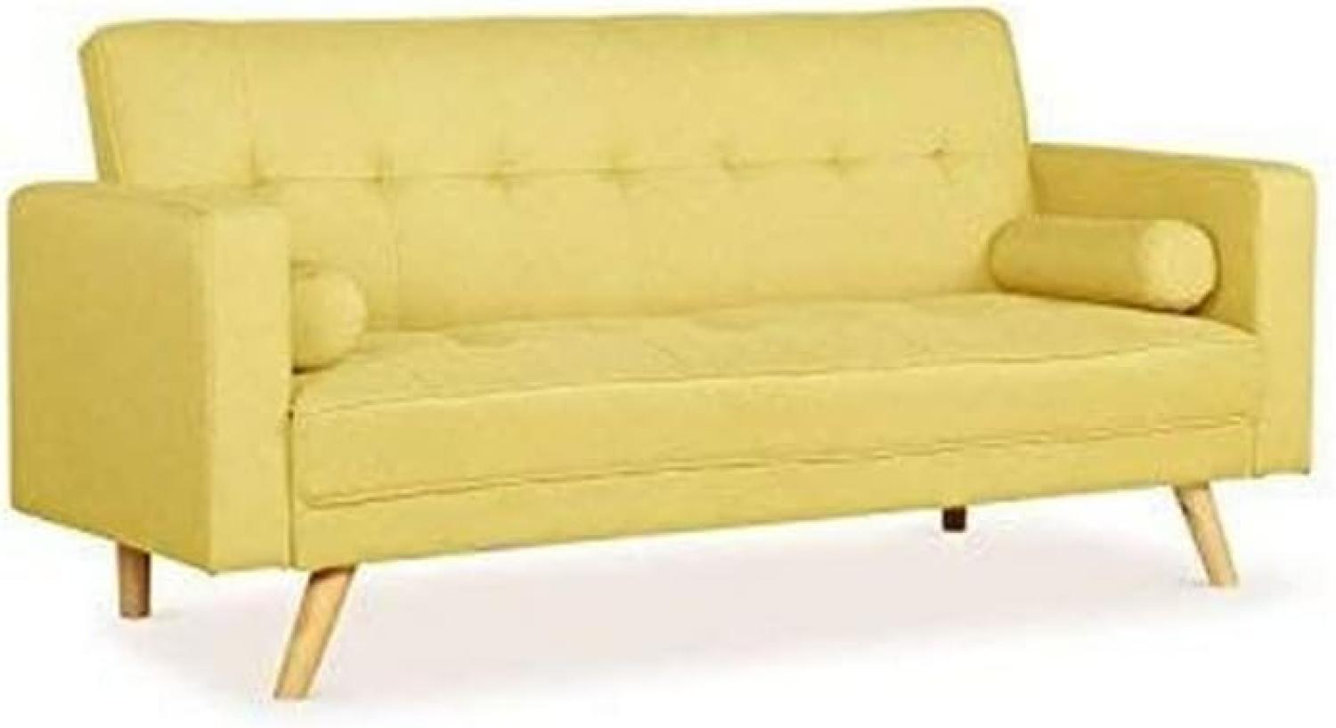 Menzzo Slow Sofa, Stoff, Gelb, 186 Bild 1