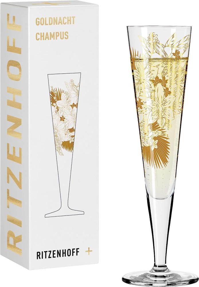 Ritzenhoff 1071032 Champagnerglas #32 GOLDNACHT Maggie Enterrios 2023 in Geschenkbox Bild 1