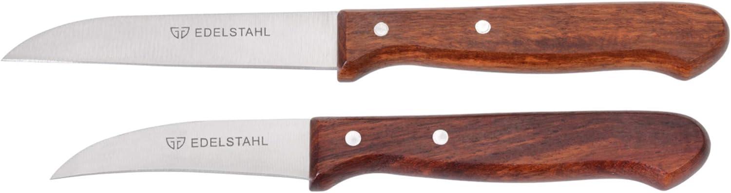 2-tlg Messerset mit Holzgriff Bild 1