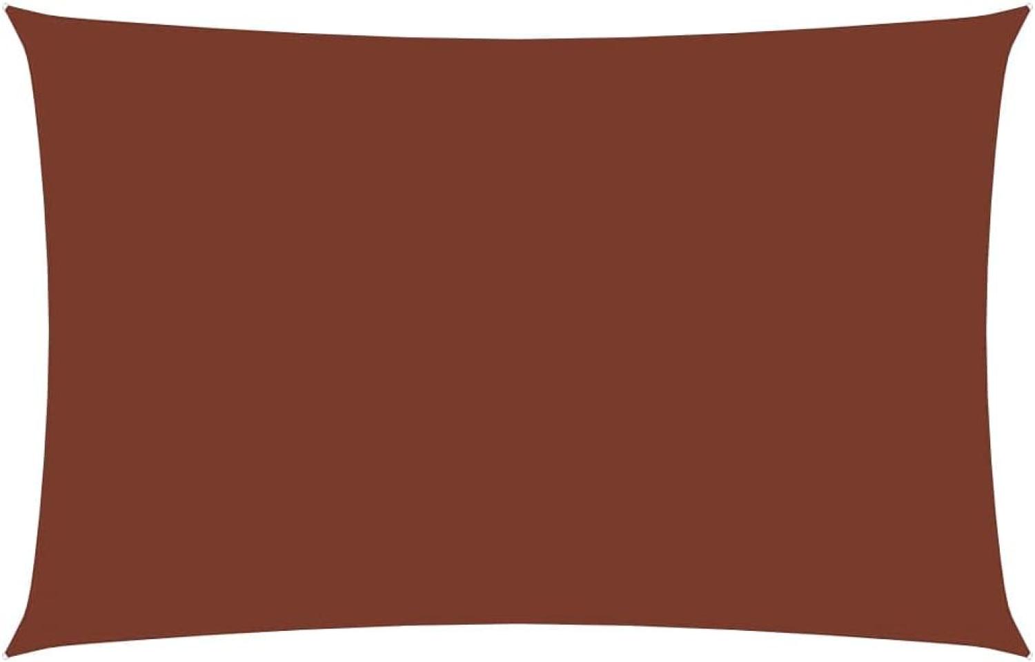 vidaXL Sonnensegel Oxford-Gewebe Rechteckig 5x6 m Terrakotta-Rot Bild 1