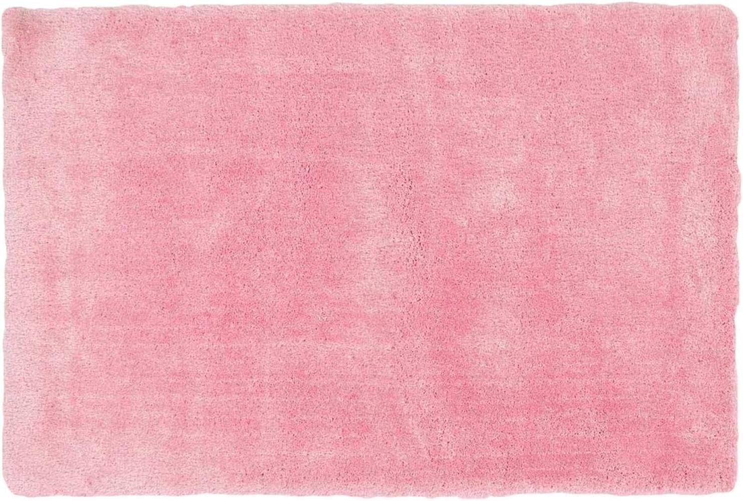 Teppich- Shaggy Hochflor Teppich ideal für alle Räume 230 x 160 cm, Rosa Bild 1