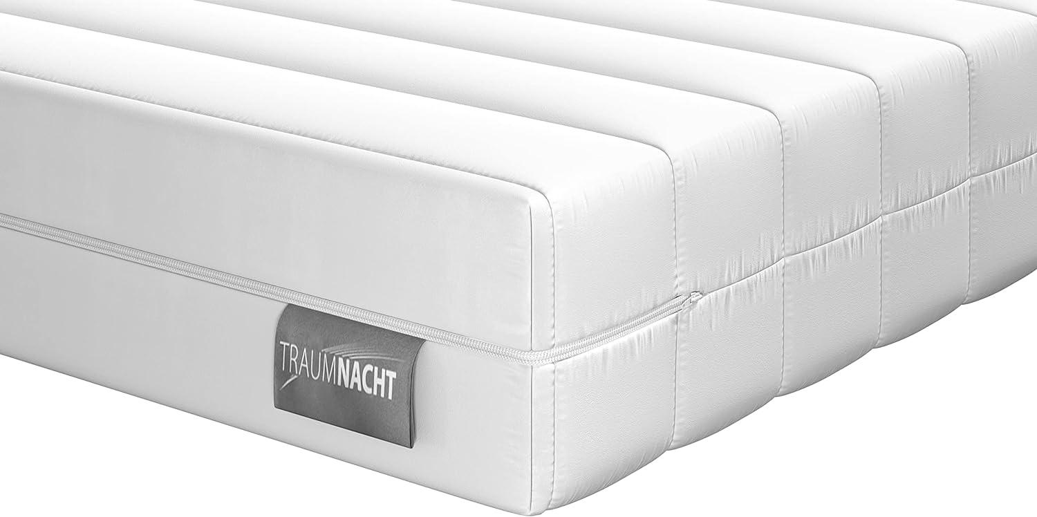 Traumnacht Easy Comfort Rollmatratze Öko-Tex zertifiziert, Härtegrad 2 (H2), 70 x 200 cm, weiß Bild 1