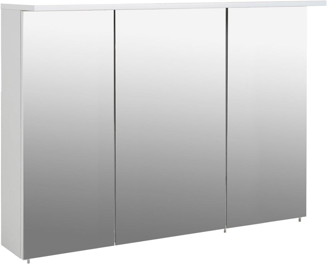 Schildmeyer Spiegelschrank, Melaminharzbeschichtete Spanplatte, weiß, 120. 5 x 16 x 72. 5 cm Bild 1