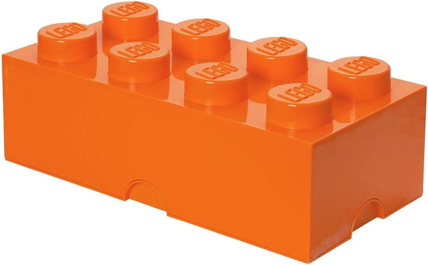Lego 'Storage Brick 8' Aufbewahrungsbox orange Bild 1