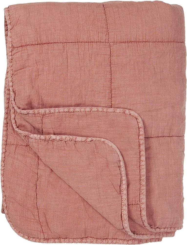 Decke Quilt Tagesdecke Überwurf Desert Rose Rot 180x130cm Ib Laursen 6208-64 Bild 1