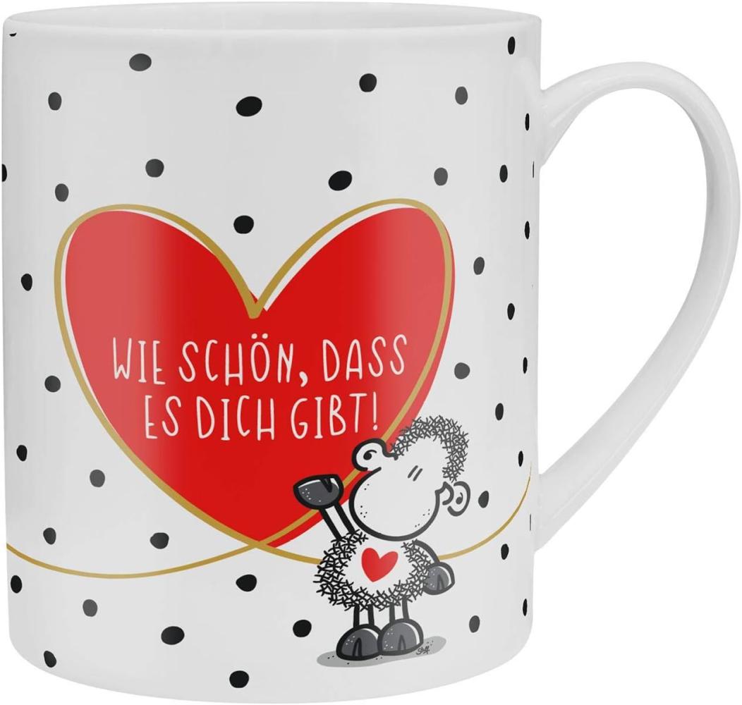 Sheepworld XL-Tasse "Schön, dass es dich gibt" | Große Tasse aus Porzellan, Jumbo-Tasse, 60 cl, Tasse mit Spruch | Geschenk, Freund, Freundin | 46219 Bild 1