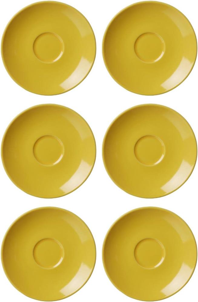 Ritzenhoff & Breker DOPPIO Espressountertasse 12 cm gelb 6er Set Bild 1