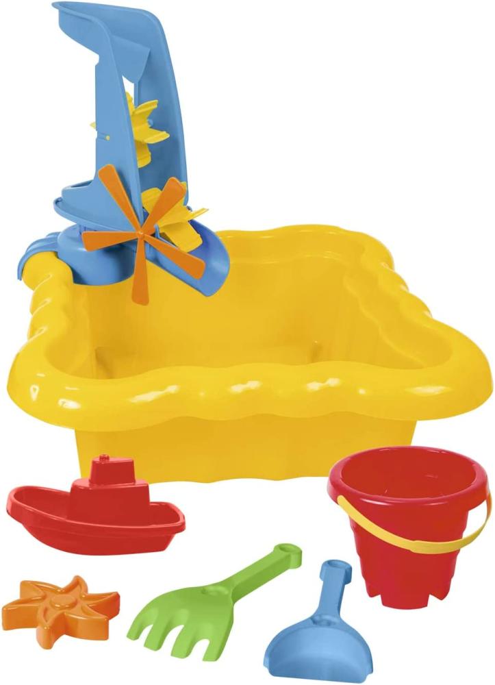 Wader Sandbox with accessories yellow Bild 1