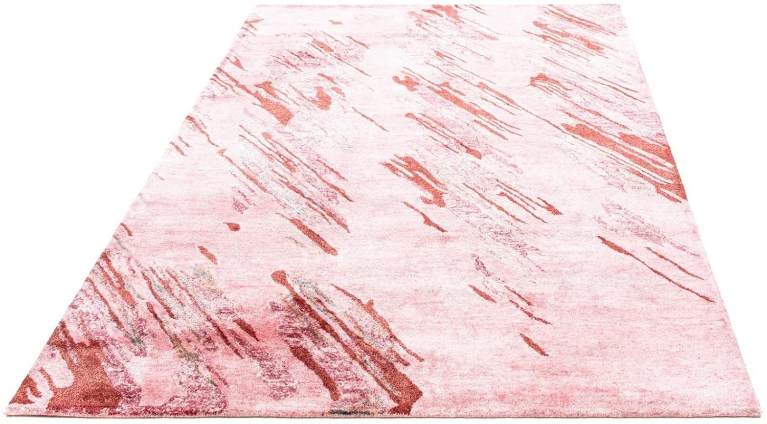 Morgenland Designer Teppich - 200 x 140 cm - rosa Bild 1