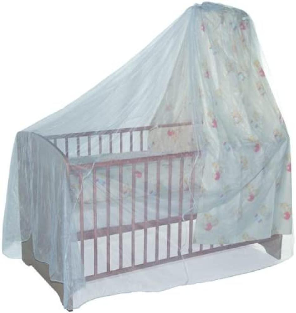 BABY-PLUS Insektennetz Kinderbett mit Himmel, weiß Bild 1