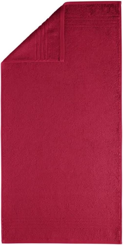 Madison Waschhandschuh 16x21cm rot 500g/m² 100% Baumwolle Bild 1