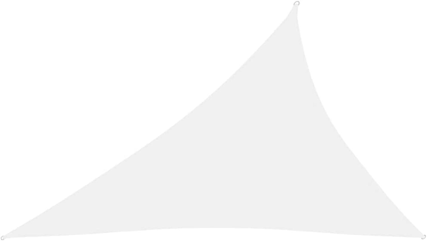 Sonnensegel Oxford-Gewebe Dreieckig 3x4x5 m Weiß Bild 1
