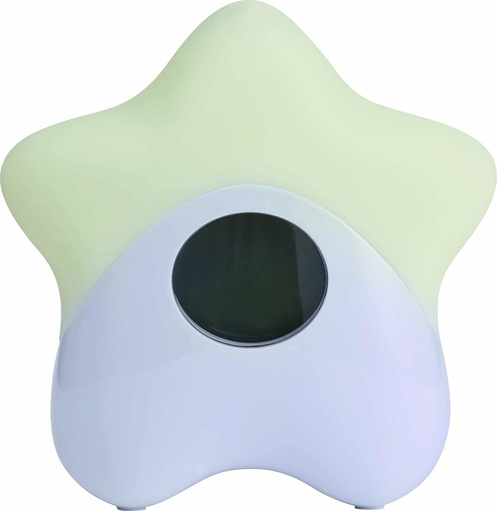 ABUS Nachtlicht Lily mit Temperaturanzeige - Baby-Licht - eingebauter Akku - mehrfarbig - lange Laufzeit - weiß - 73155 Bild 1