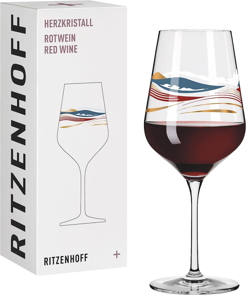 Ritzenhoff 3001007 Rotweinglas #7 HERZKRISTALL Aurélie Girod 2022 Bild 1