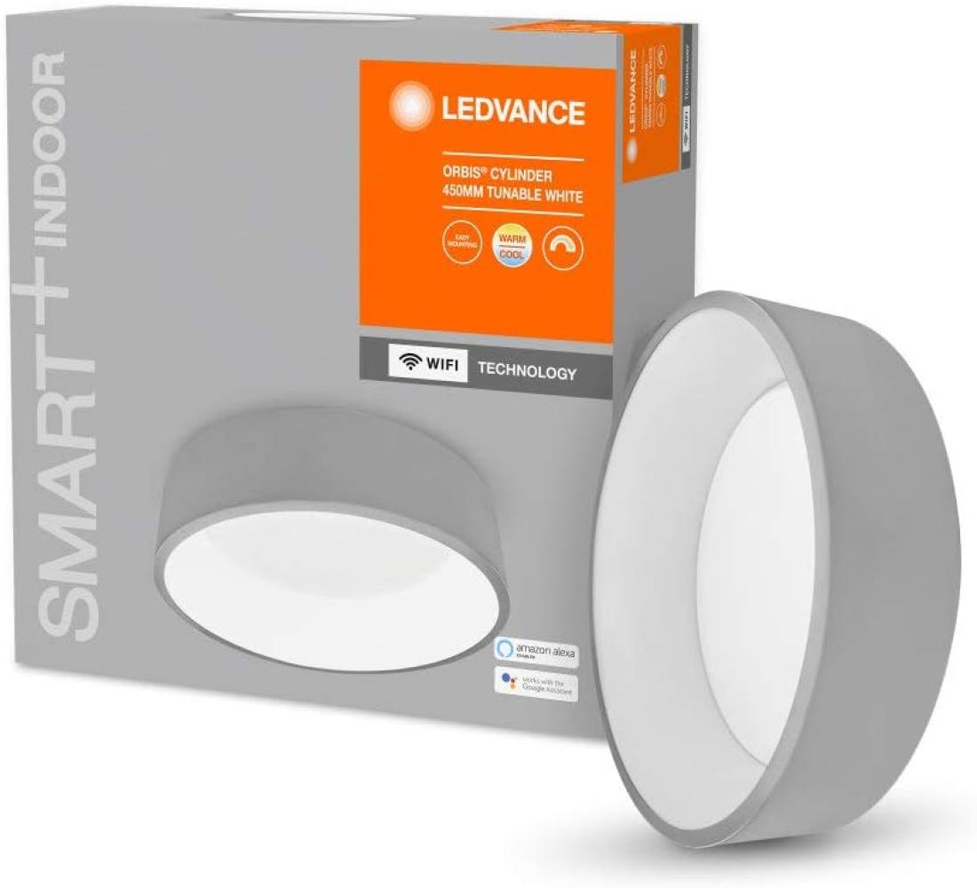 LEDVANCE Smart+ Ceiling Cylinder Grey CCT metal WIFI APP 4 Bild 1