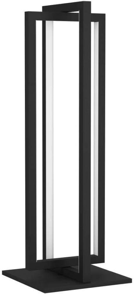 Eglo 900468 Tischleuchte SIBERIA Stahl schwarz LED 15,5W 3000-6500K L:16cm B:16cm H:43cm dimmbar mit Fernbedienung Bild 1