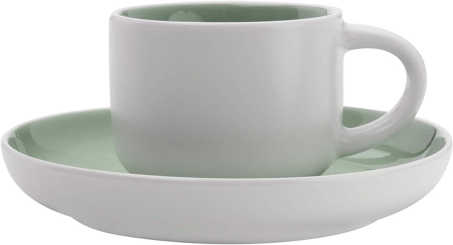 TINT Espressotasse 100 ml in MINT mit Untertasse / DI0123 / Porzellan / Maxwell & Williams Bild 1