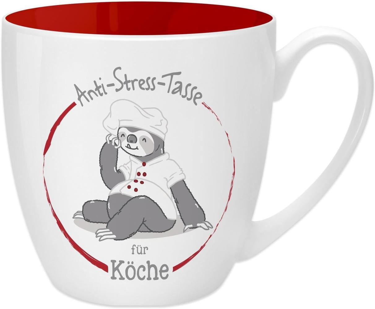 GRUSS & CO Anti-Stress-Tasse Motiv "Köche" | Tasse mit Spruch, 45 cl, New Bone China | Geschenk lustig | 45493 Bild 1