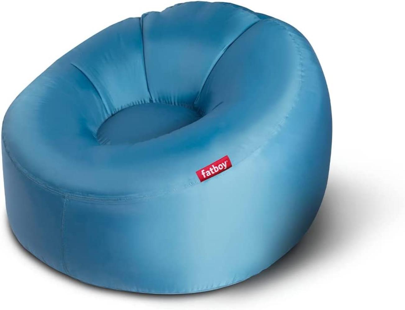 Fatboy® Lamzac 3. 0 Luftsofa | Großes, aufblasbares Sofa/Liege/Bett in Blau, Sitzsack mit Luft gefüllt | Outdoor geeignet | 110 x 103 x 62 cm Bild 1