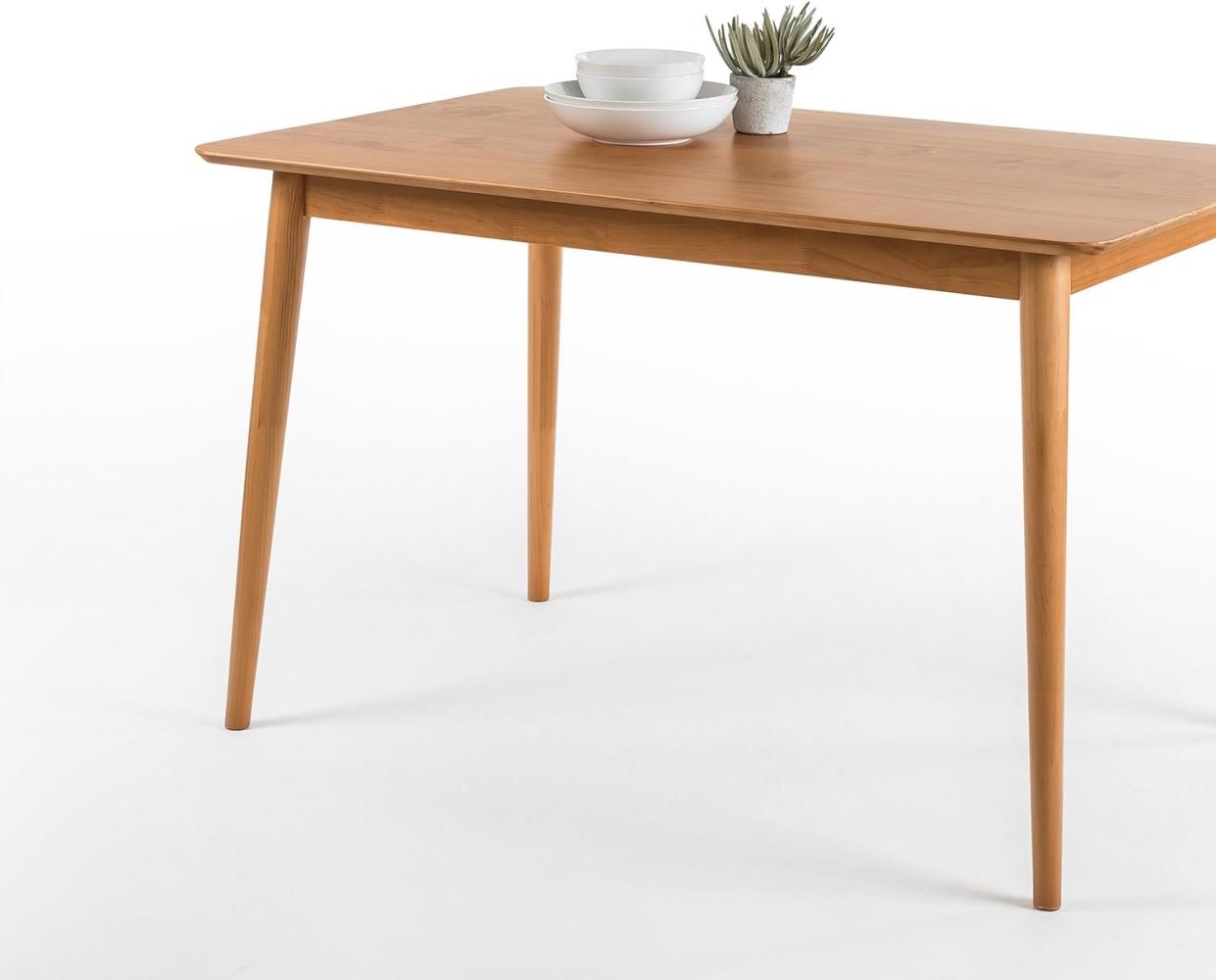 ZINUS Jen 120 cm großer Esstisch aus Holz | Küchentisch aus Massivholz | Einfache Montage, natürliche, 47 x 29. 5 x 29 inches Bild 1