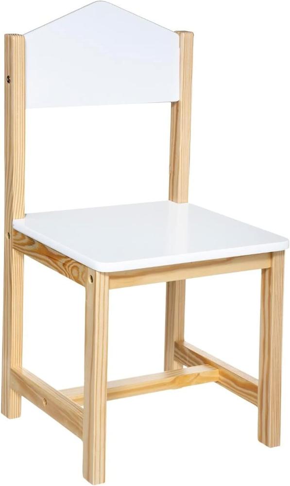 Kinderstuhl aus Holz, Höhe der Sitzfläche 29,3 cm Bild 1