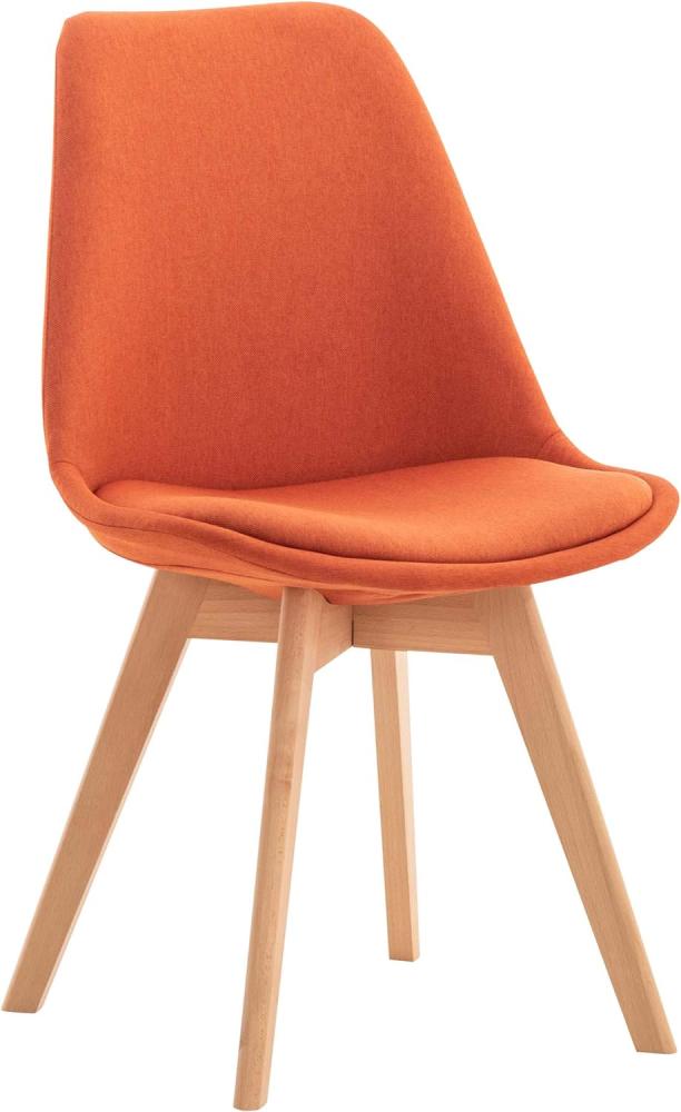 Stuhl Linares Stoff orange Bild 1
