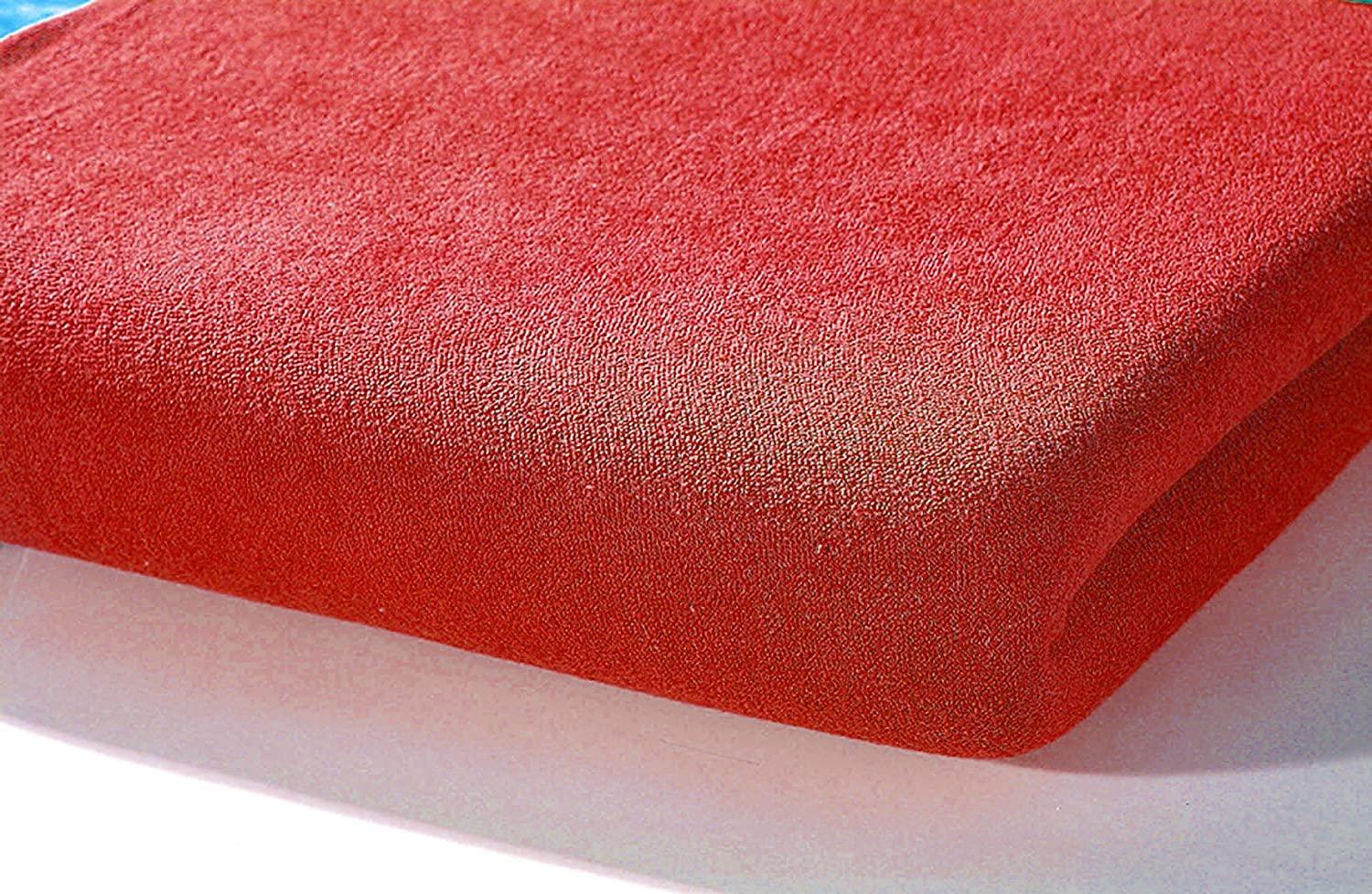 Alvi 'Trikot' Spannbettlaken rot, 70x140 cm Bild 1