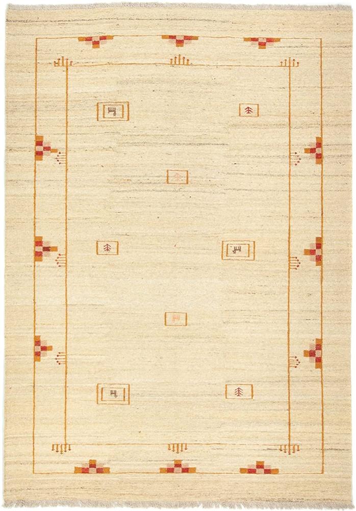 Morgenland Gabbeh Teppich - Indus - 240 x 170 cm - beige Bild 1