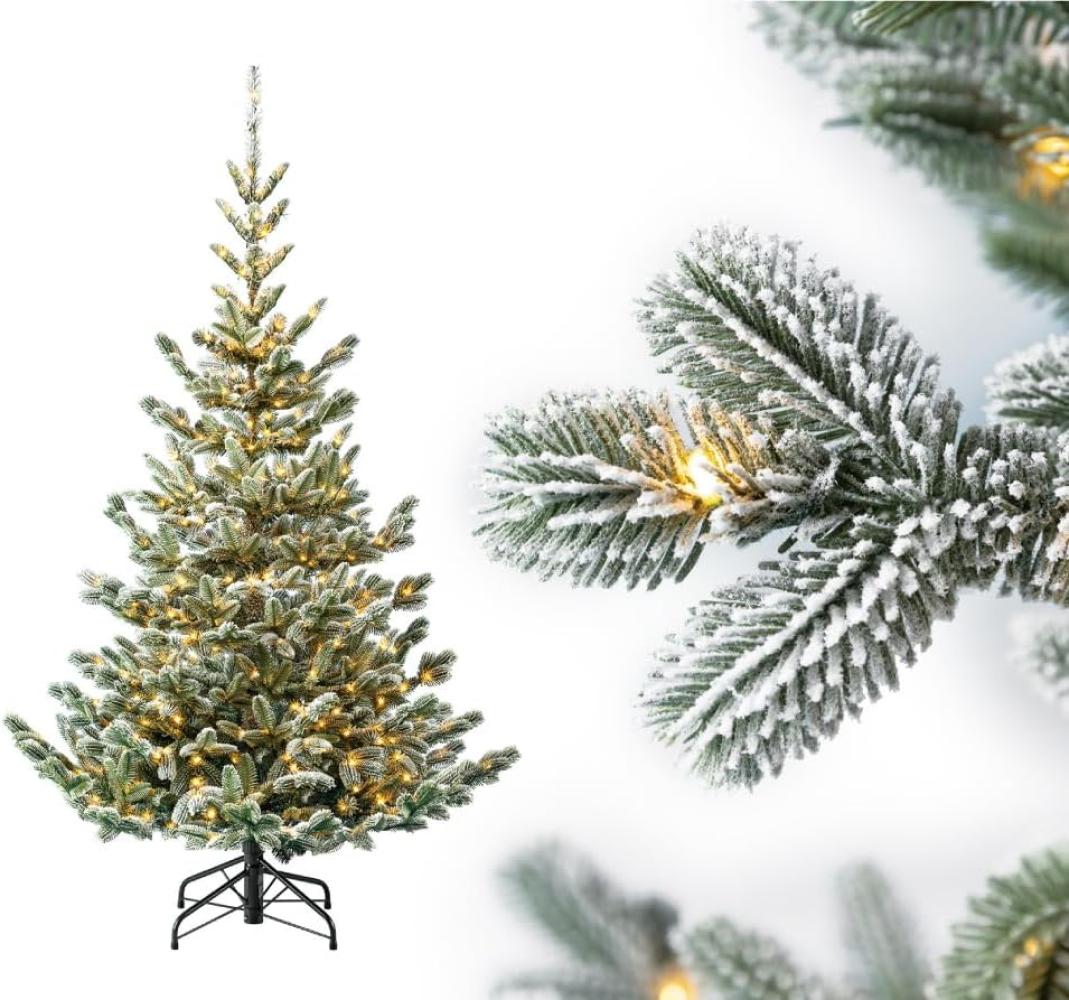 Evergreen Künstlicher Weihnachtsbaum Nobilis Kiefer | Inkl. LEDs & Kunstschnee | Grün | 180 cm Bild 1