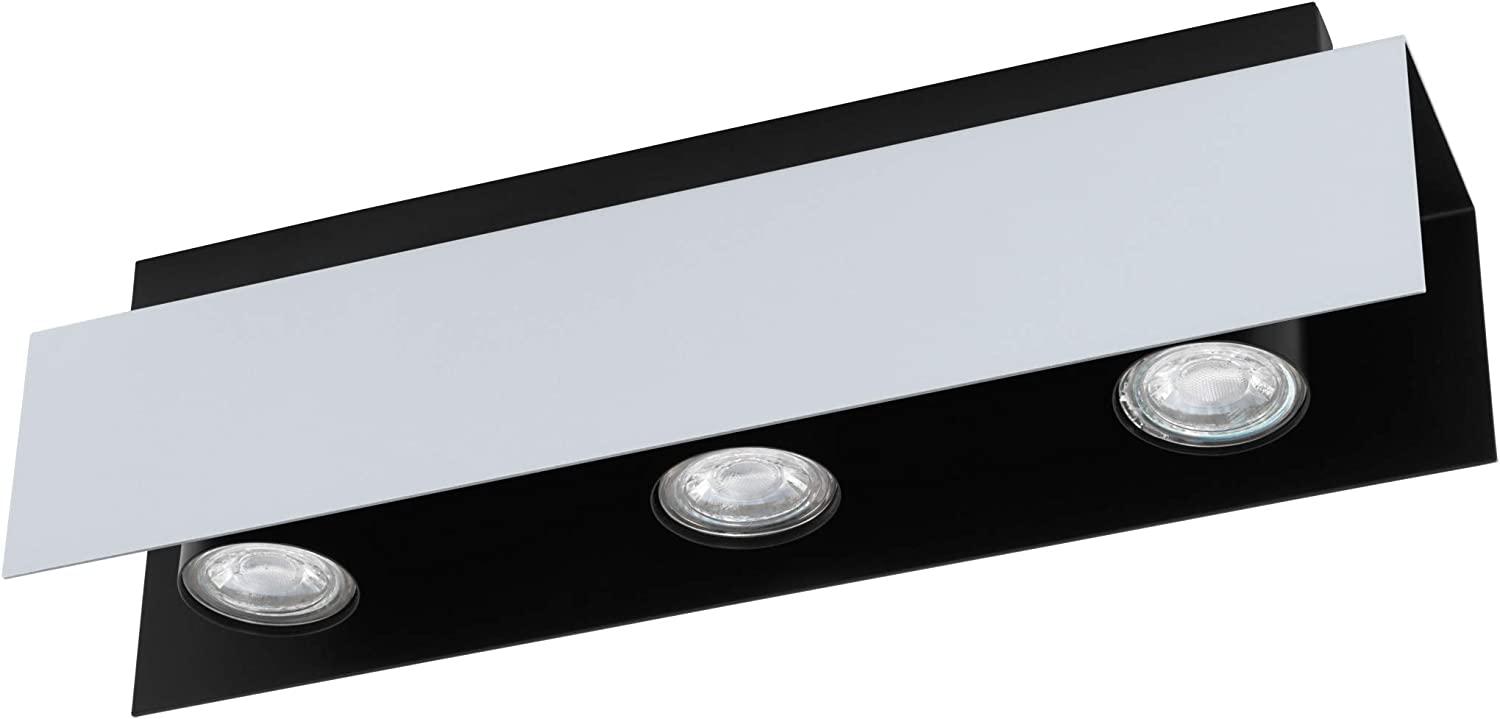 Eglo 97396 LED Deckenleuchte VISERBA weiß-aluminium, schwarz L:41cm B:8,5cm H:11,5cm Bild 1