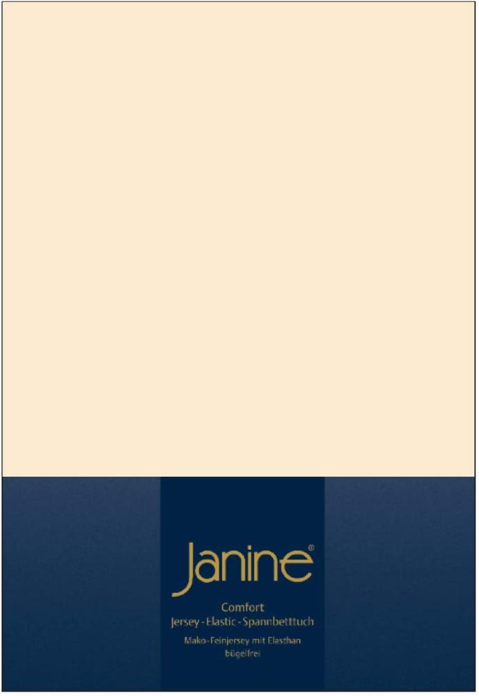 Janine Jersey Elastic Spannbetttuch | 90x190 cm - 100x220 cm | leinen Bild 1