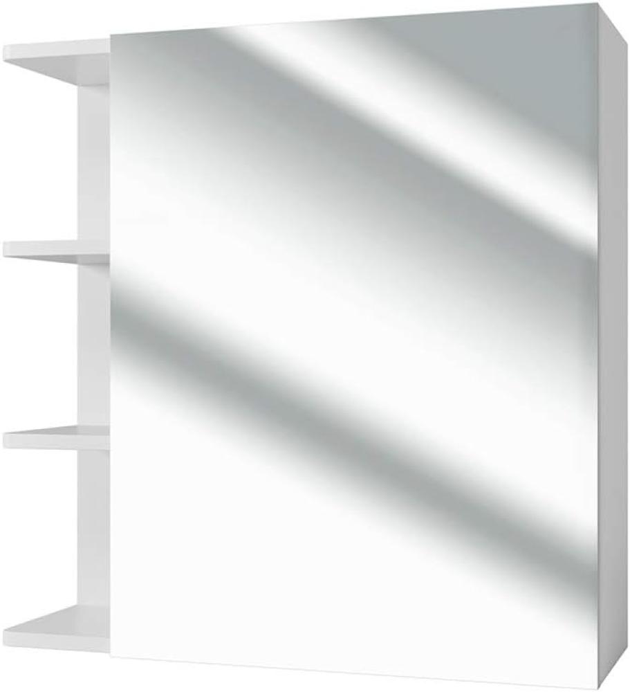 VICCO Badspiegel FYNN 62 x 64 cm weiß Bild 1