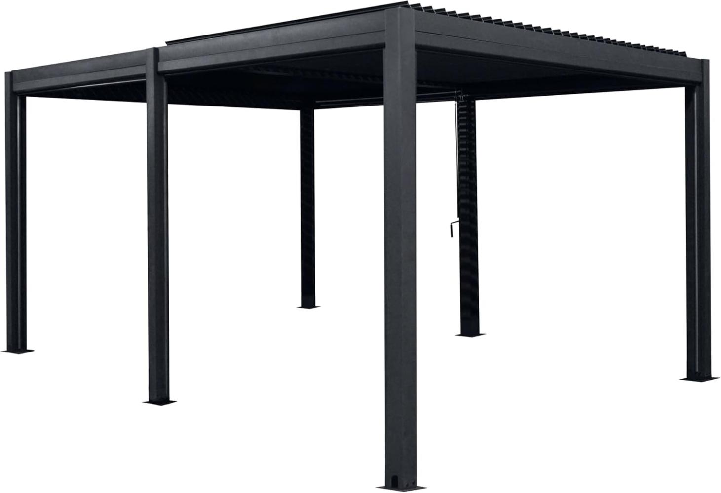 Osoltus 'Bioclimatic' Lamellen-Pergola, Aluminium anthrazit, 4 x 3 m Bild 1