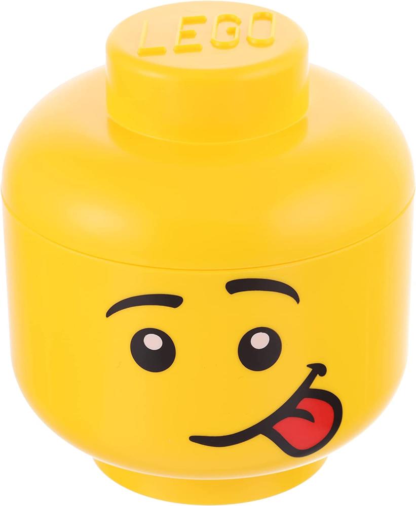 Room Copenhagen 'LEGO Storage Head Silly' Aufbewahrungsbox gelb mini Bild 1