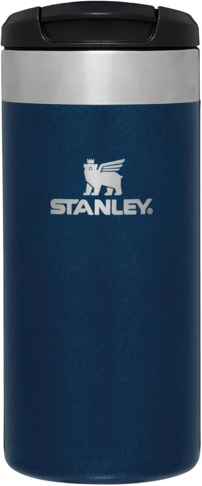 Stanley Aerolight Transit Travel Mug 0. 35L - Keeps 4 Hours Hot - 6 Hours Cold - Dishwasher Safe - Leakproof - Car Cup Holder Compatible - Thermos Coffee Mug - Royal Blue Metallic Bild 1