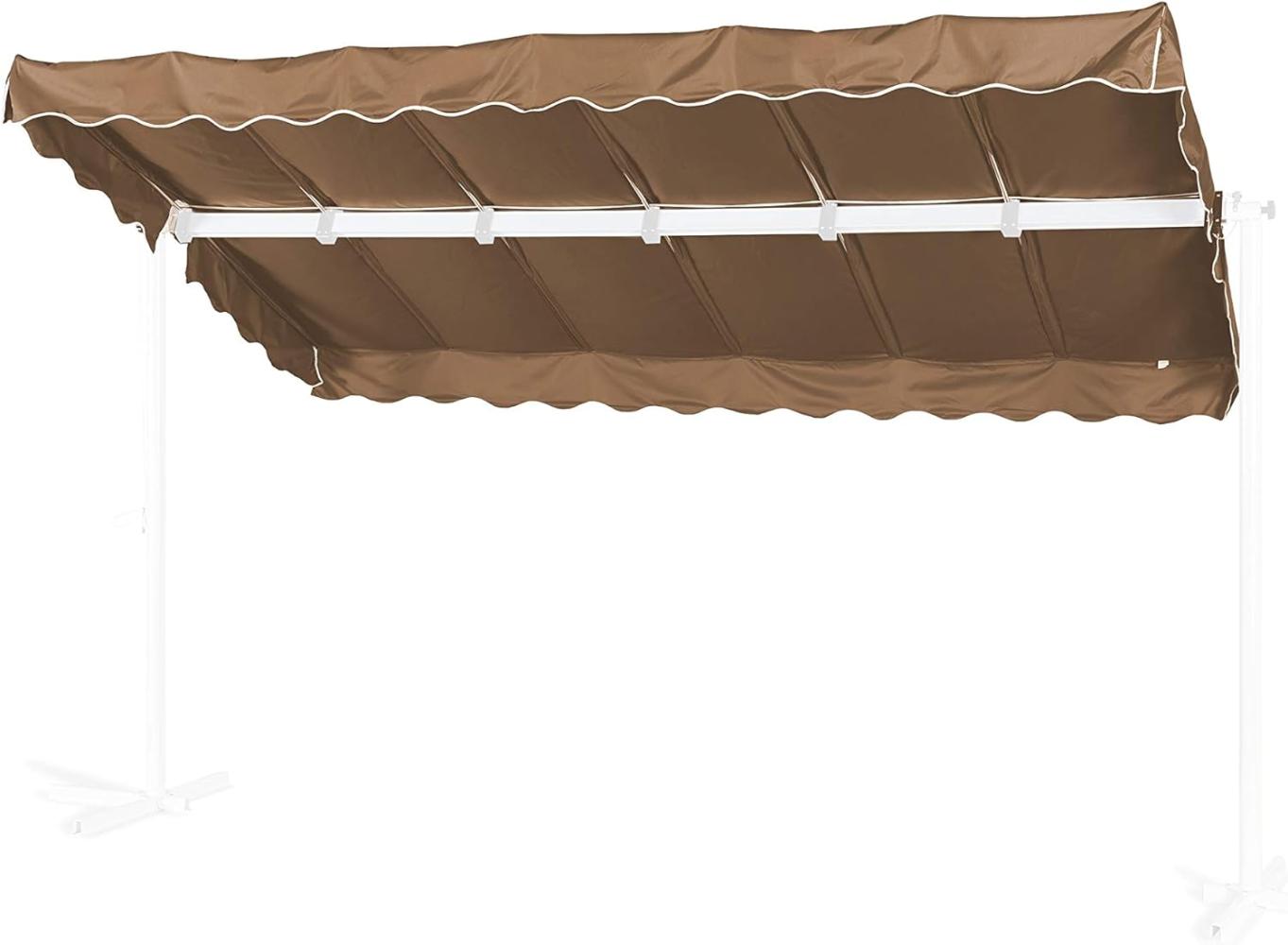 Grasekamp Ersatzdach Standmarkise Dubai Taupe Raffmarkise Ziehharmonika Mobile Markise Bild 1