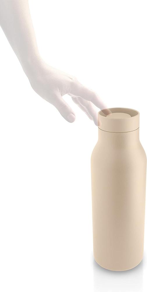 Eva Solo Urban Isolierflasche Soft Beige, Flasche, Isoflasche, Trinkflasche, Edelstahl / Kunststoff, 500 ml, 575037 Bild 1