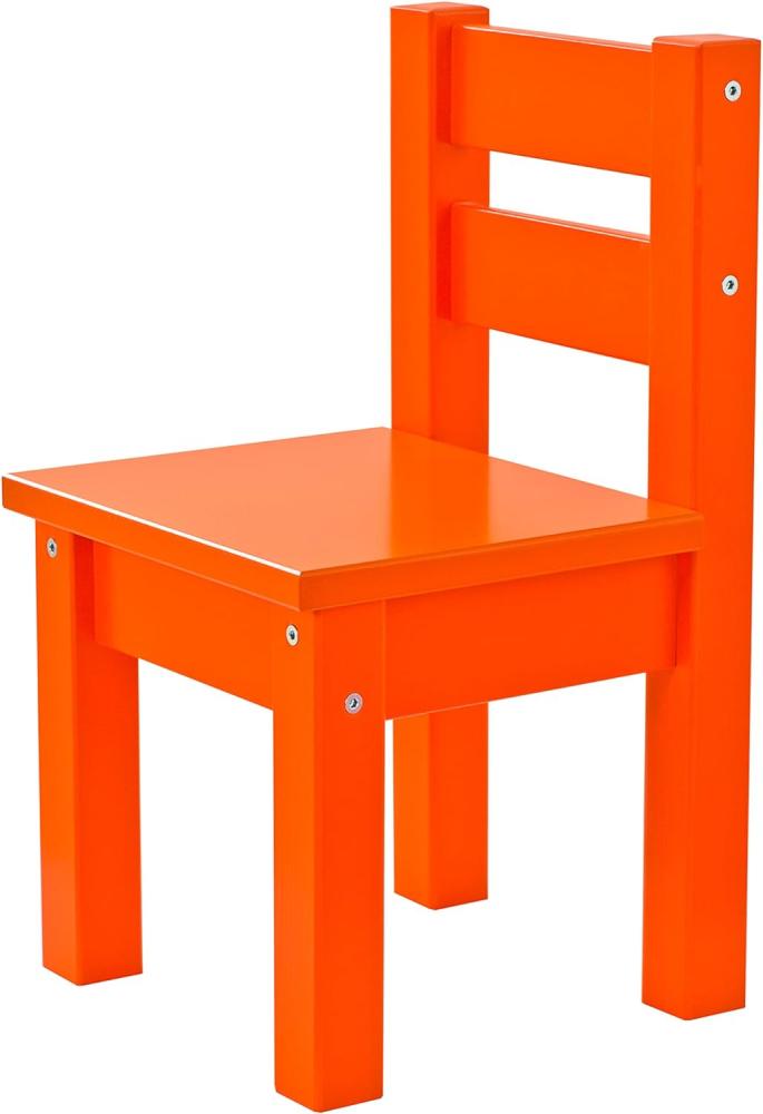Hoppekids MADS, teilmassiv, sehr stabil, viele Farben, Holz, orange, 28 x 28 x 50 cm Bild 1