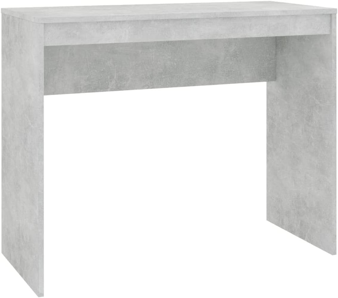 Schreibtisch, Spanplatte Betongrau, 90 × 40 × 72 cm Bild 1