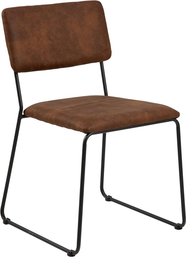 Set 2x Cornelia Esszimmerstuhl braun schwarz Stuhl Stühle Esszimmer Küchenstühle Bild 1