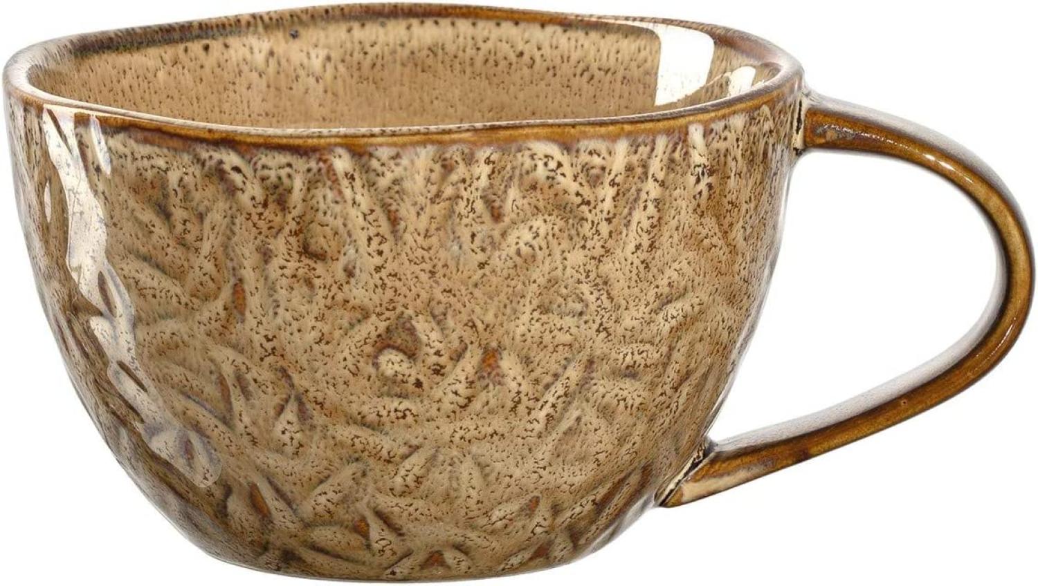 Leonardo Keramiktasse MATERA, Kaffeetasse, Becher, Tasse, Keramik, Beige, 180 ml, 018587 Bild 1