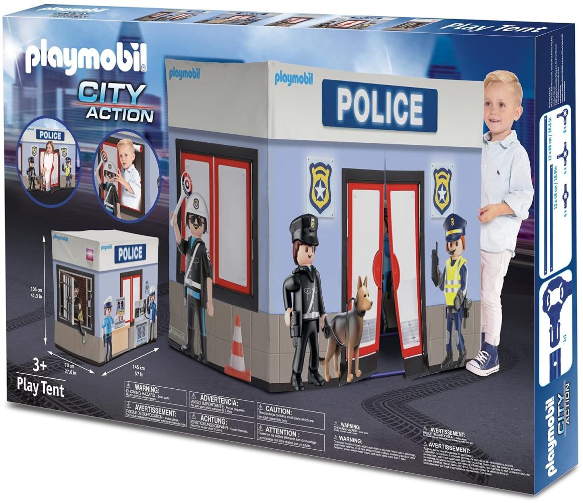 Playmobil Tent Police Station Bild 1