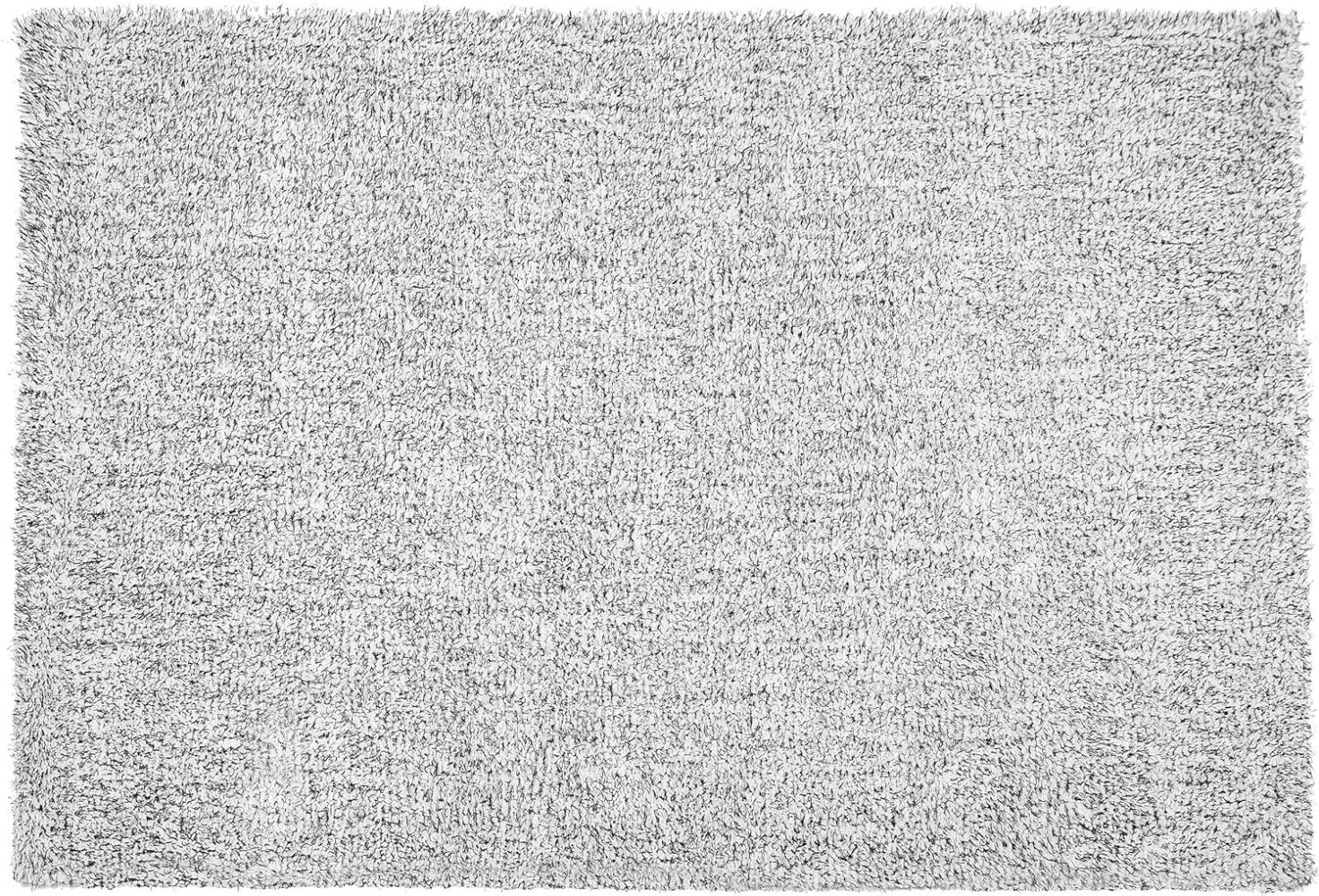 Teppich grau meliert 140 x 200 cm Shaggy DEMRE Bild 1
